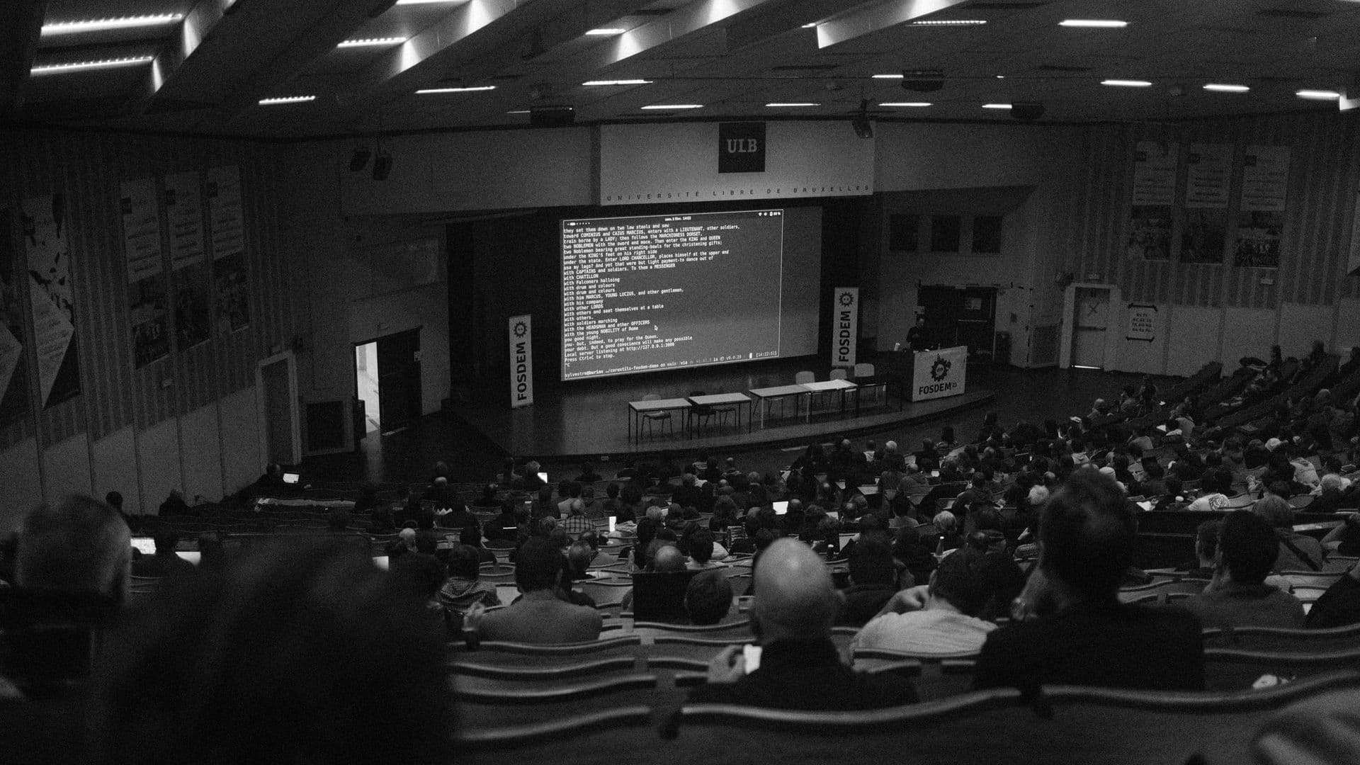 University lecture theatre