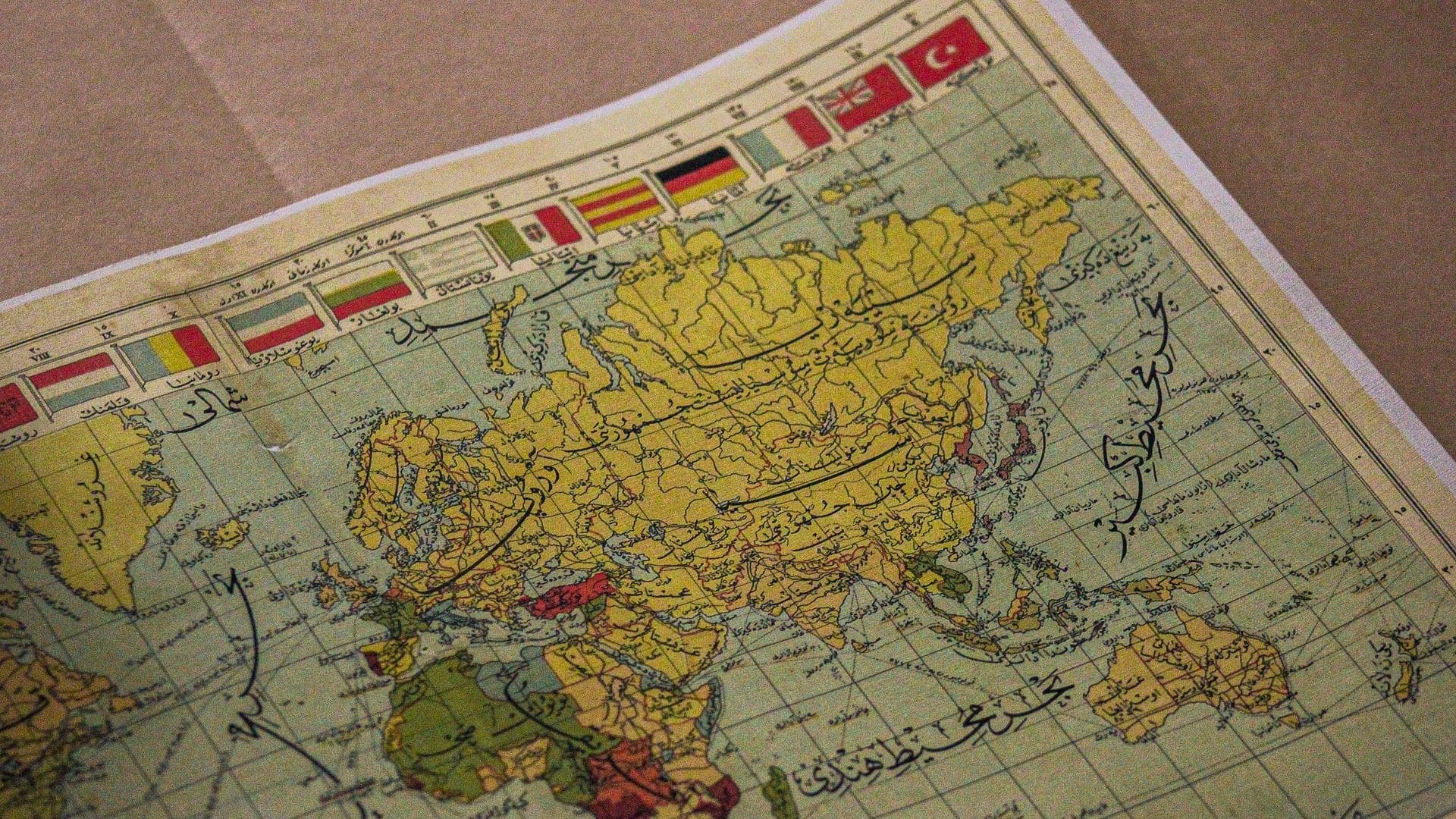 World map languages travel